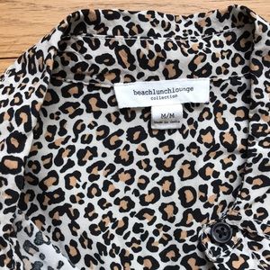 beachlunchlounge Leopard Print Shirt